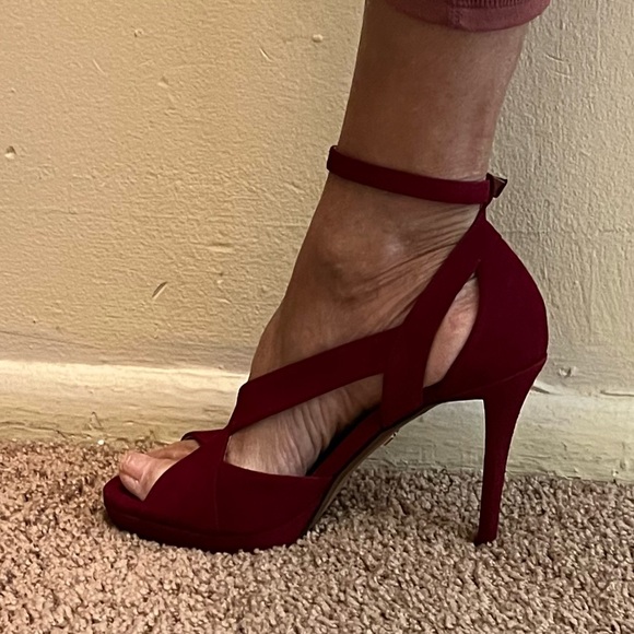 Michael Kors Shoes - MICHAEL KORS BECKY ANKLE STRAP HEELS